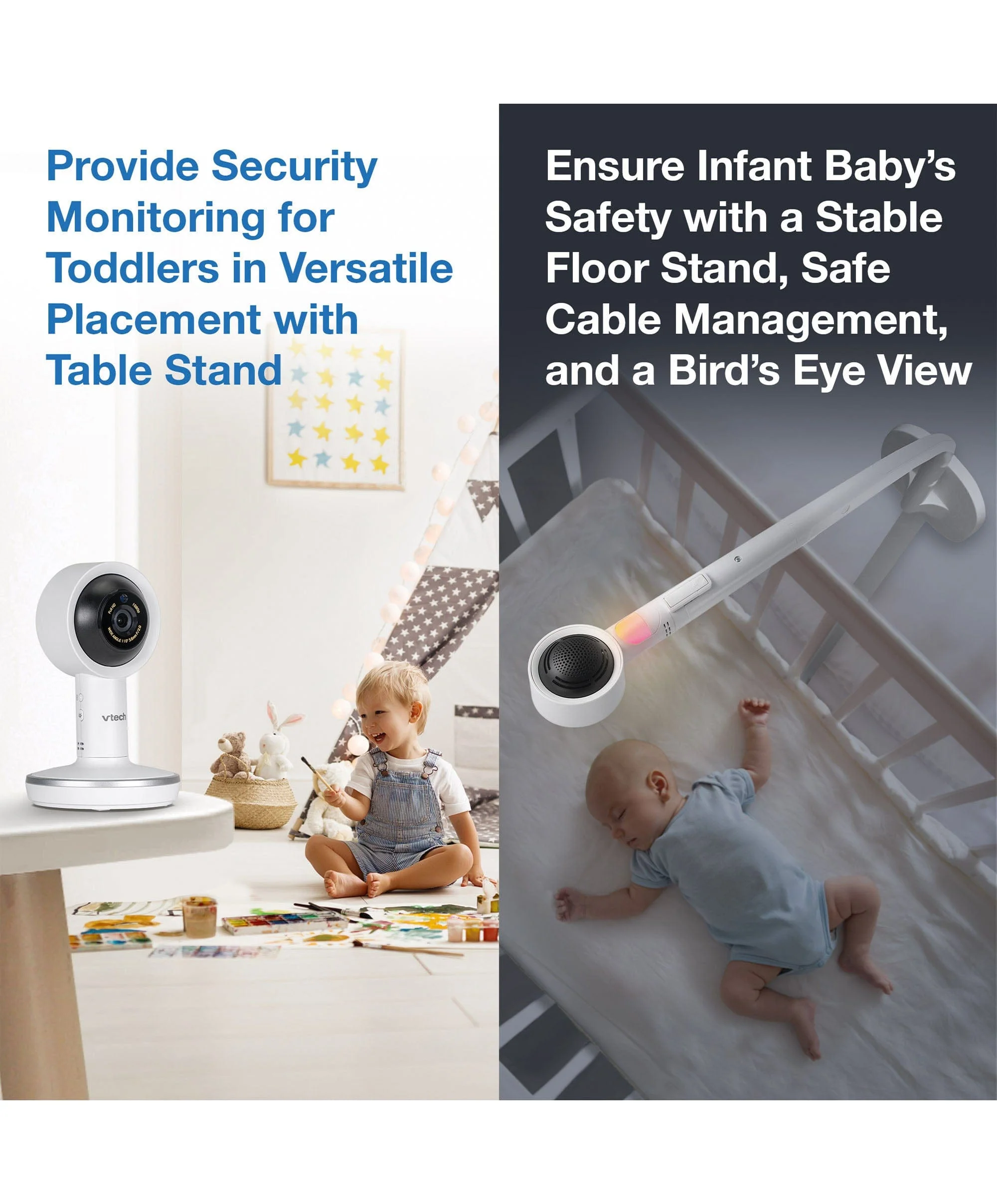 VTech RM7787HD 7inch Over-The-Cot Smart Monitor - Image 6
