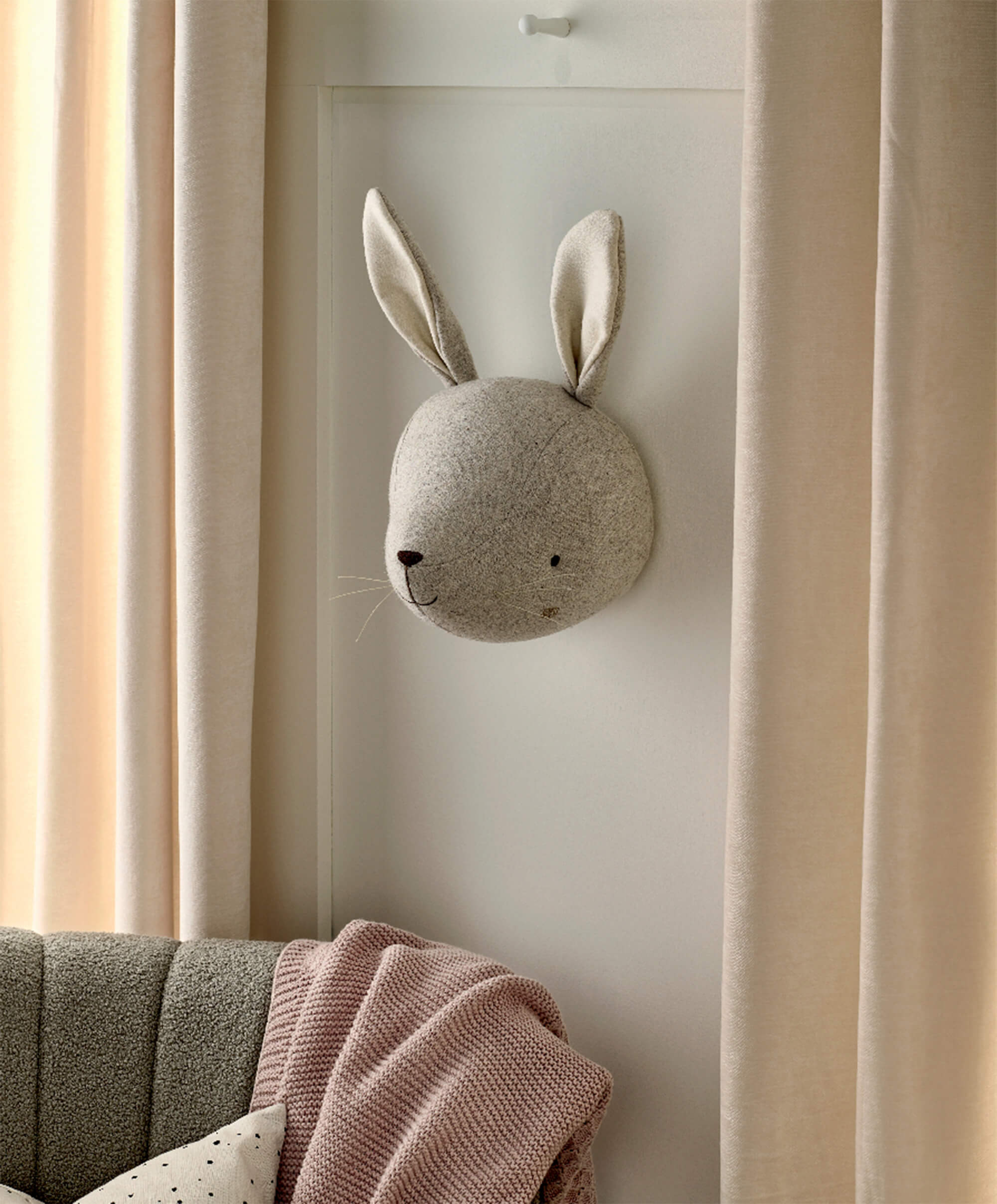 Bunny Head Wall Art - Welcome to the World Seedling - Image 3