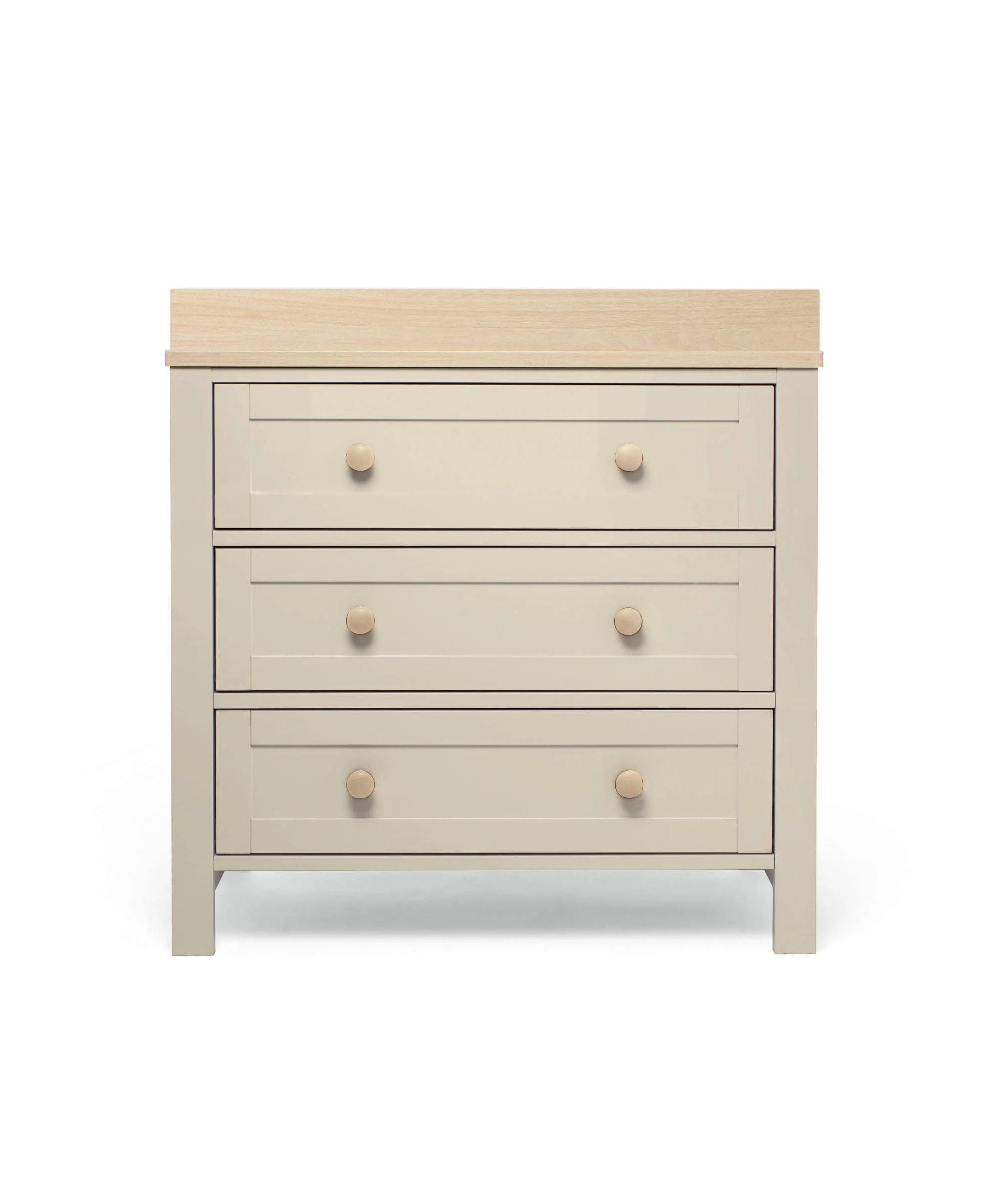 Wedmore 3 Piece Cotbed Range with Dresser Changer & Wardrobe - Cashmere/Oak - Image 14