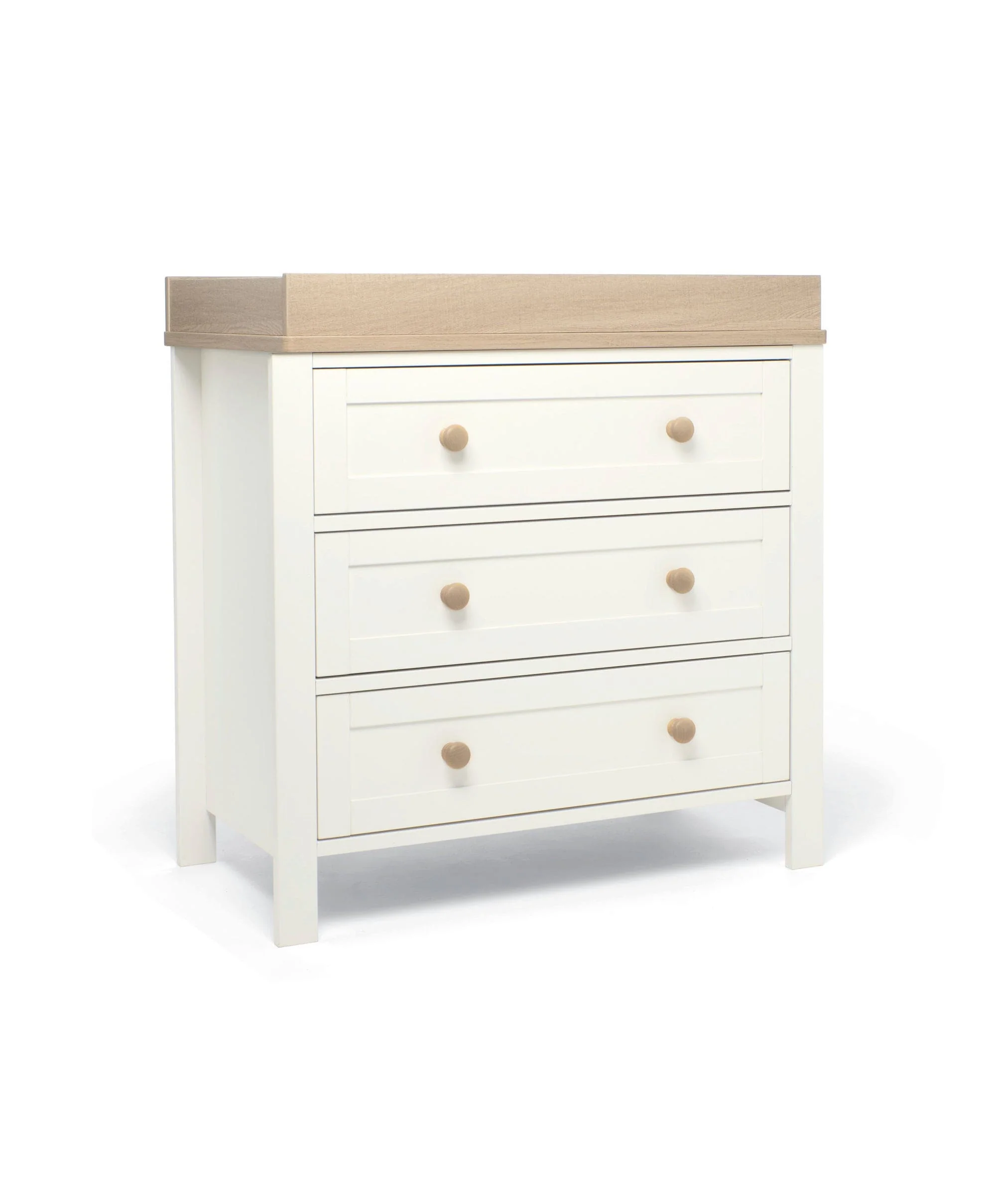 Wedmore 3 Piece Cotbed Range with Premium Dual Core Mattress - White/Oak - Image 10