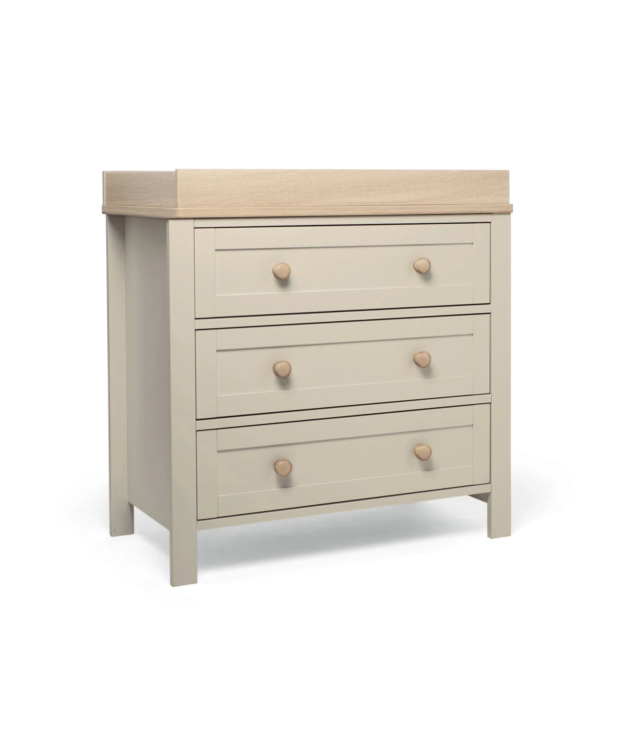 Wedmore 3 Piece Small Cotbed Range With Premium Dual Core Mattress  - Cashmere/Oak - Image 8