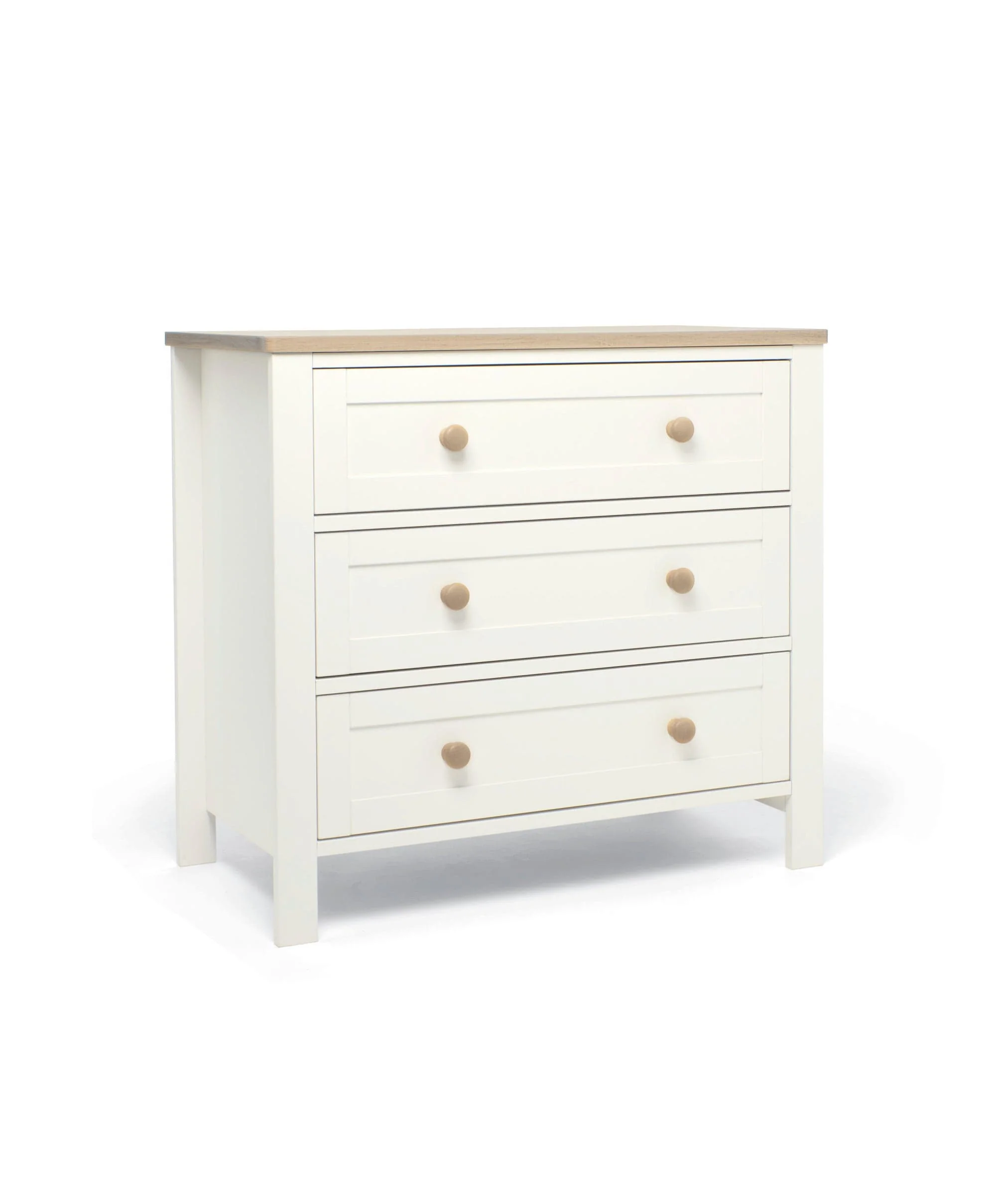 Wedmore 3 Piece Small Cotbed Range with Premium Dual Core Mattress - White/Oak - Image 6