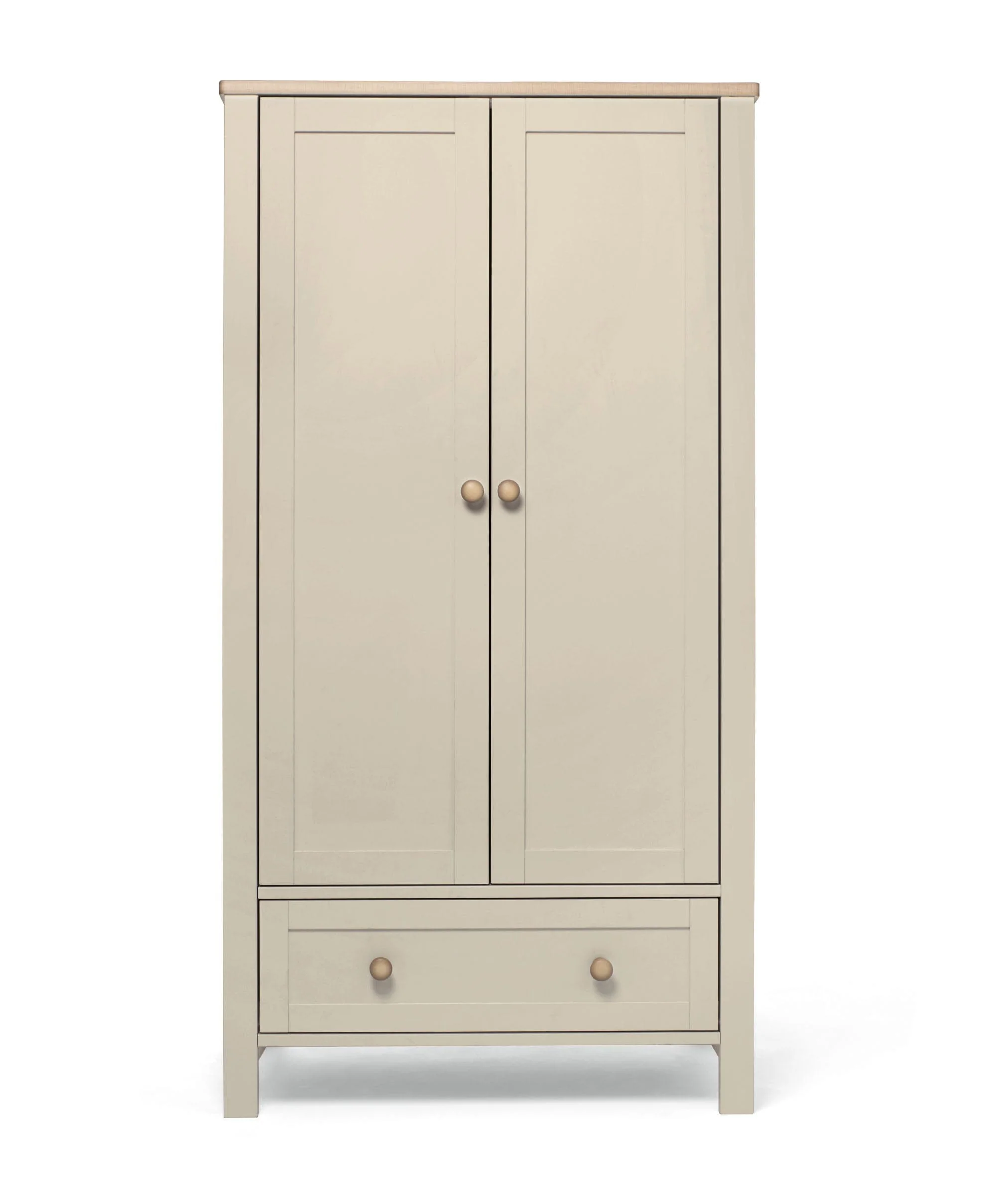 Wedmore Wardrobe - Cashmere/Oak - Image 4