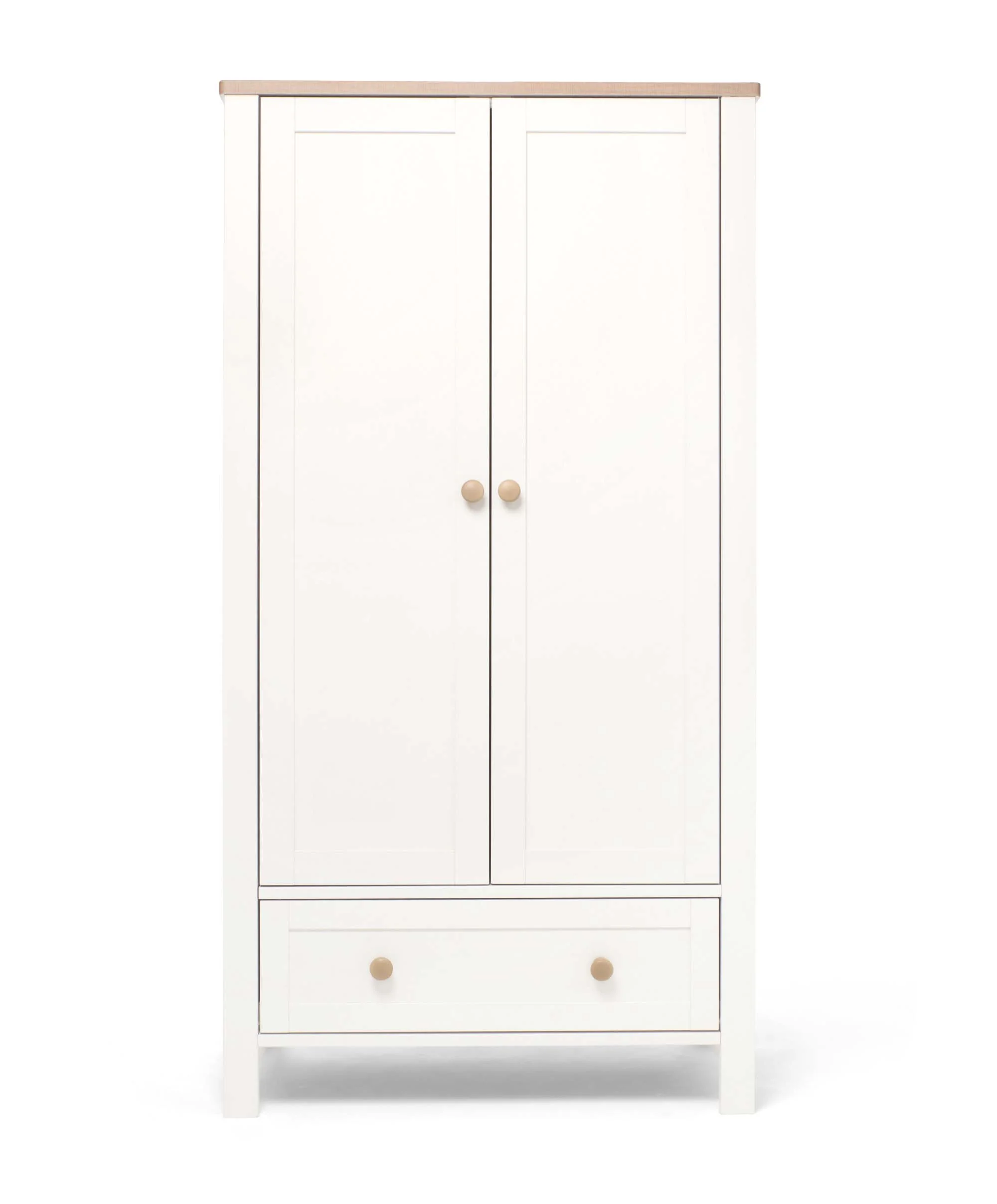 Wedmore Nursery Wardrobe - White/Natural - Image 3