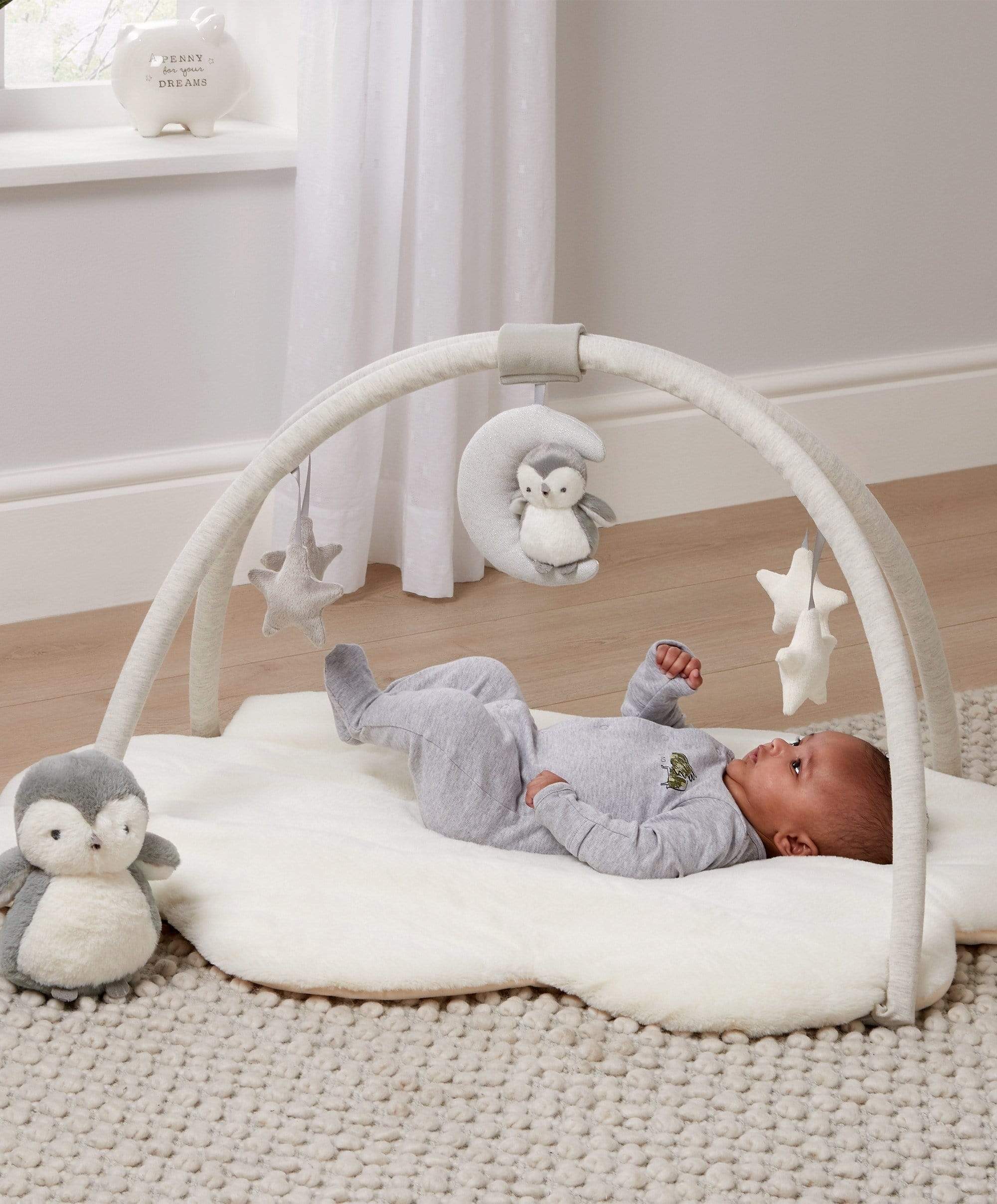 Wish Upon a Cloud Playmat Bundle with Tummy Time Roll, Sit & Play - Image 14