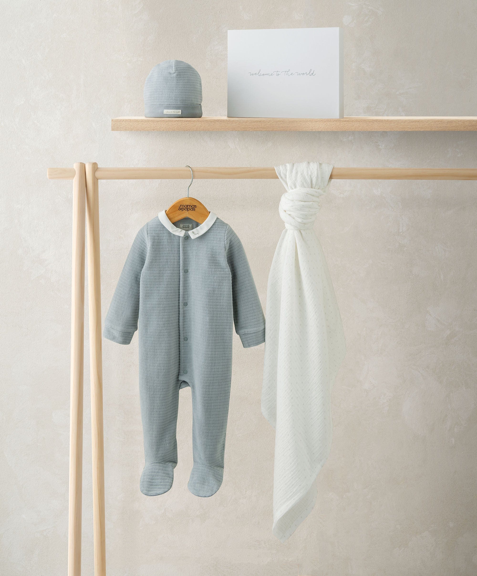 Welcome to the World Baby Boy (3 Piece) Gift Set - Image 2