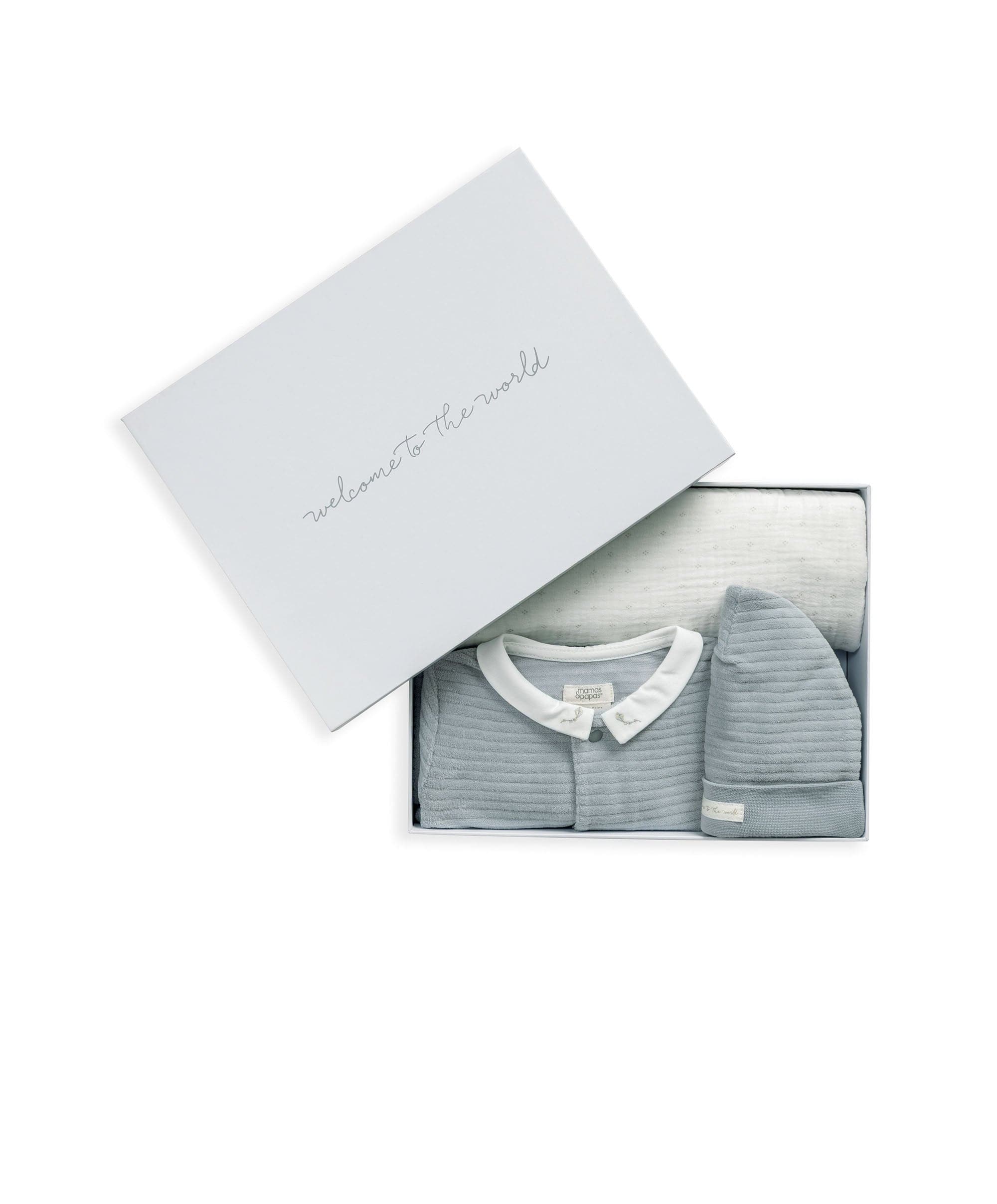 Welcome to the World Baby Boy (3 Piece) Gift Set - Image 6