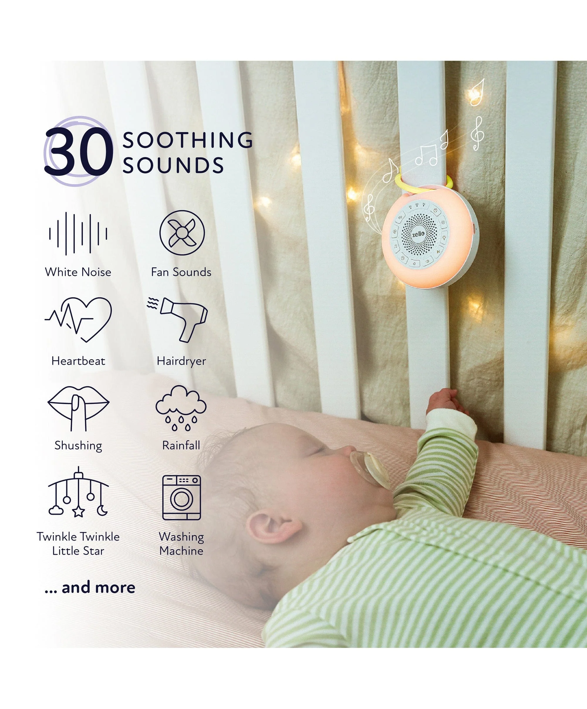 Zello Portable Pro Max White Noise Machine - Image 3