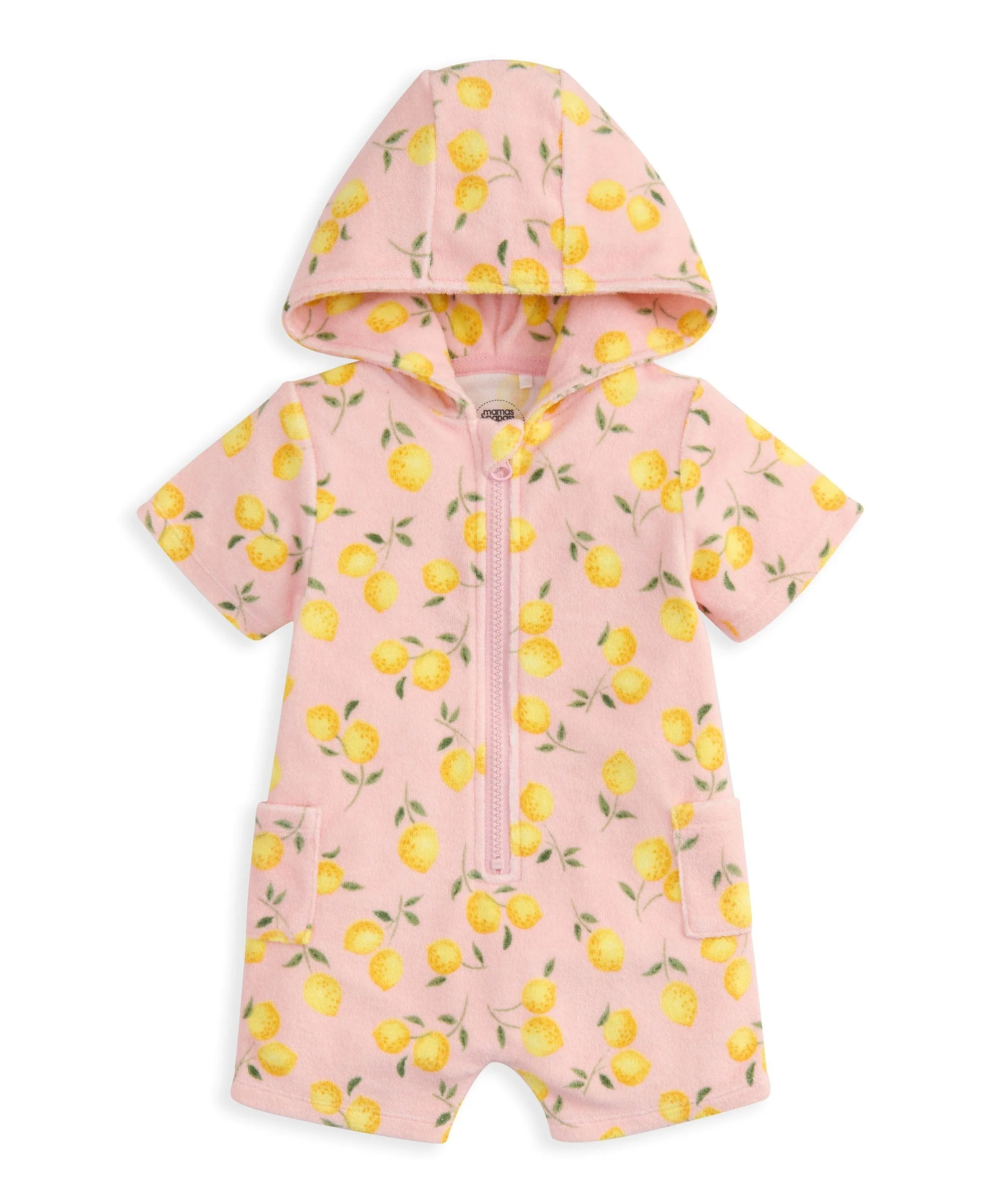 Lemon Print Towel Romper - Image 2